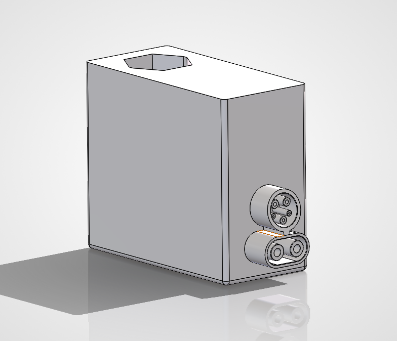 Render of the CCS to CCS universal adapter.
