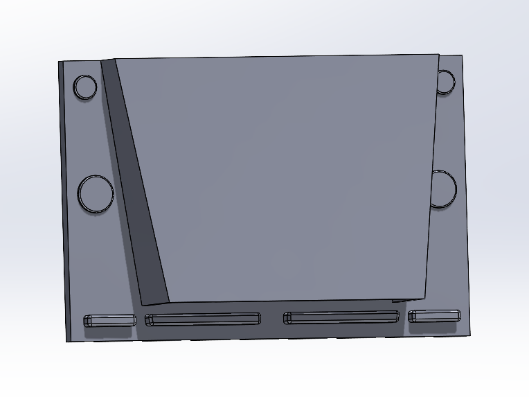 Render of a single wall panel.